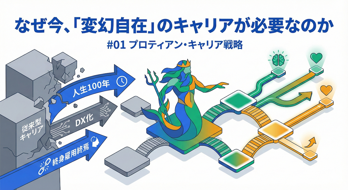 なぜ今、「変幻自在」のキャリアが必要なのか｜#01 プロティアン・キャリア戦略